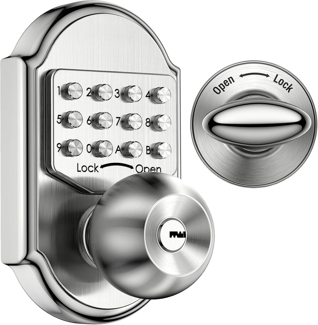 Keyless Entry Door Lock Keypad Stainless Steel 304 W73231