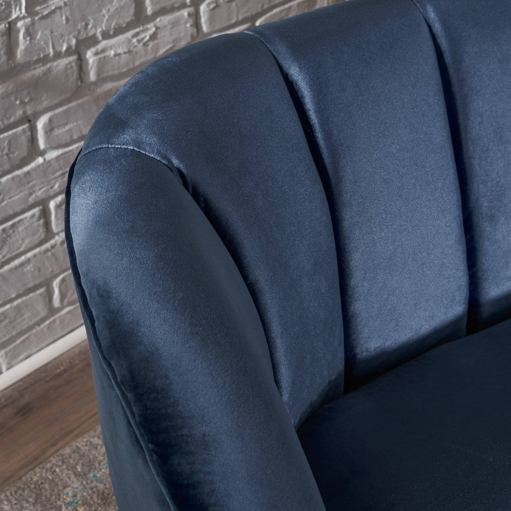 Modern Velvet Settee M8087