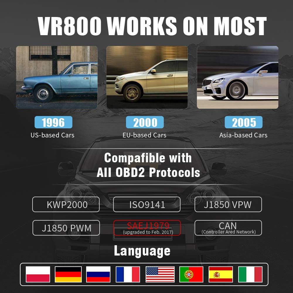 OBD2 Scanner Diagnostic Code Reader Pack of 2 L7573