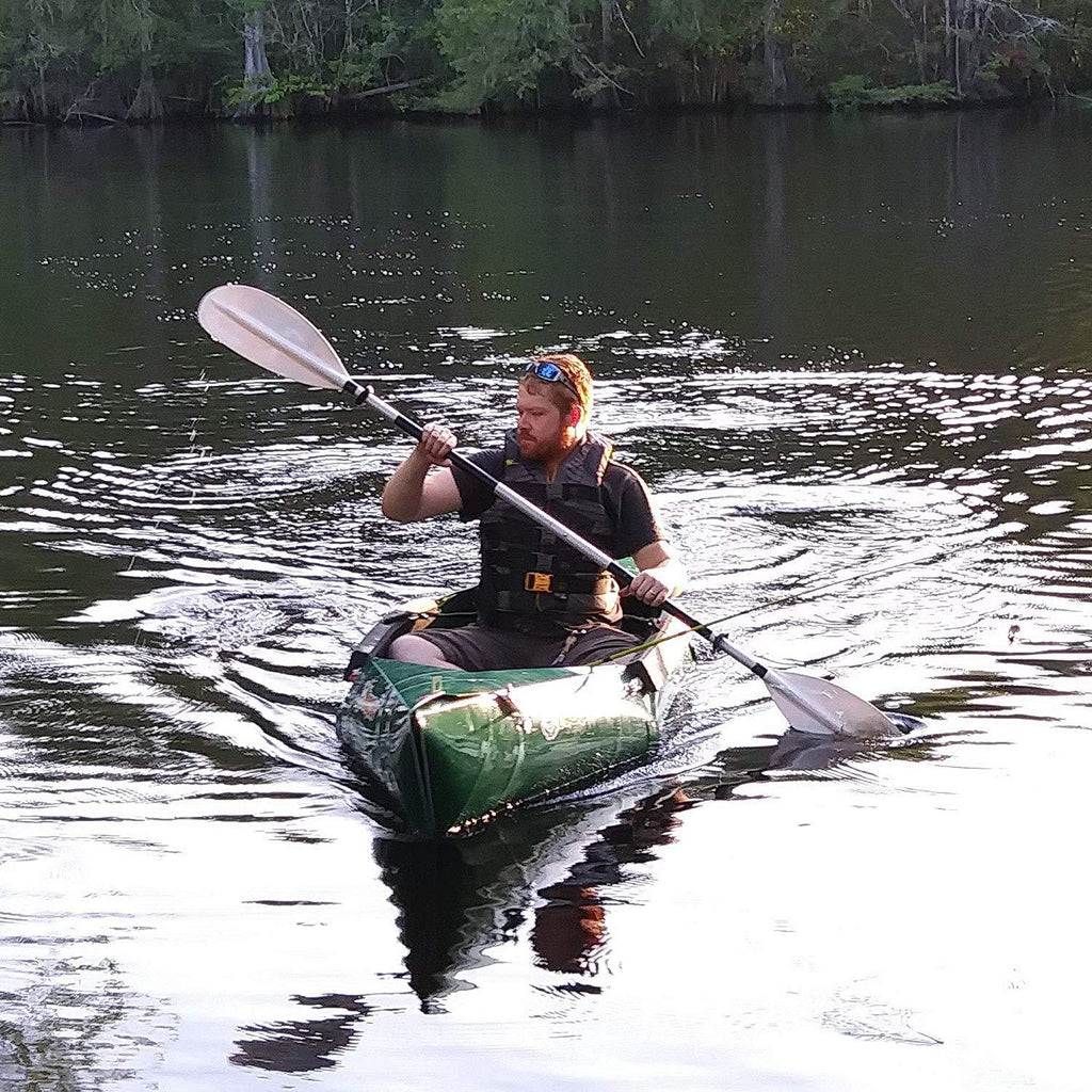 10 Ft Foldable Kayak Dark Yellow V6796