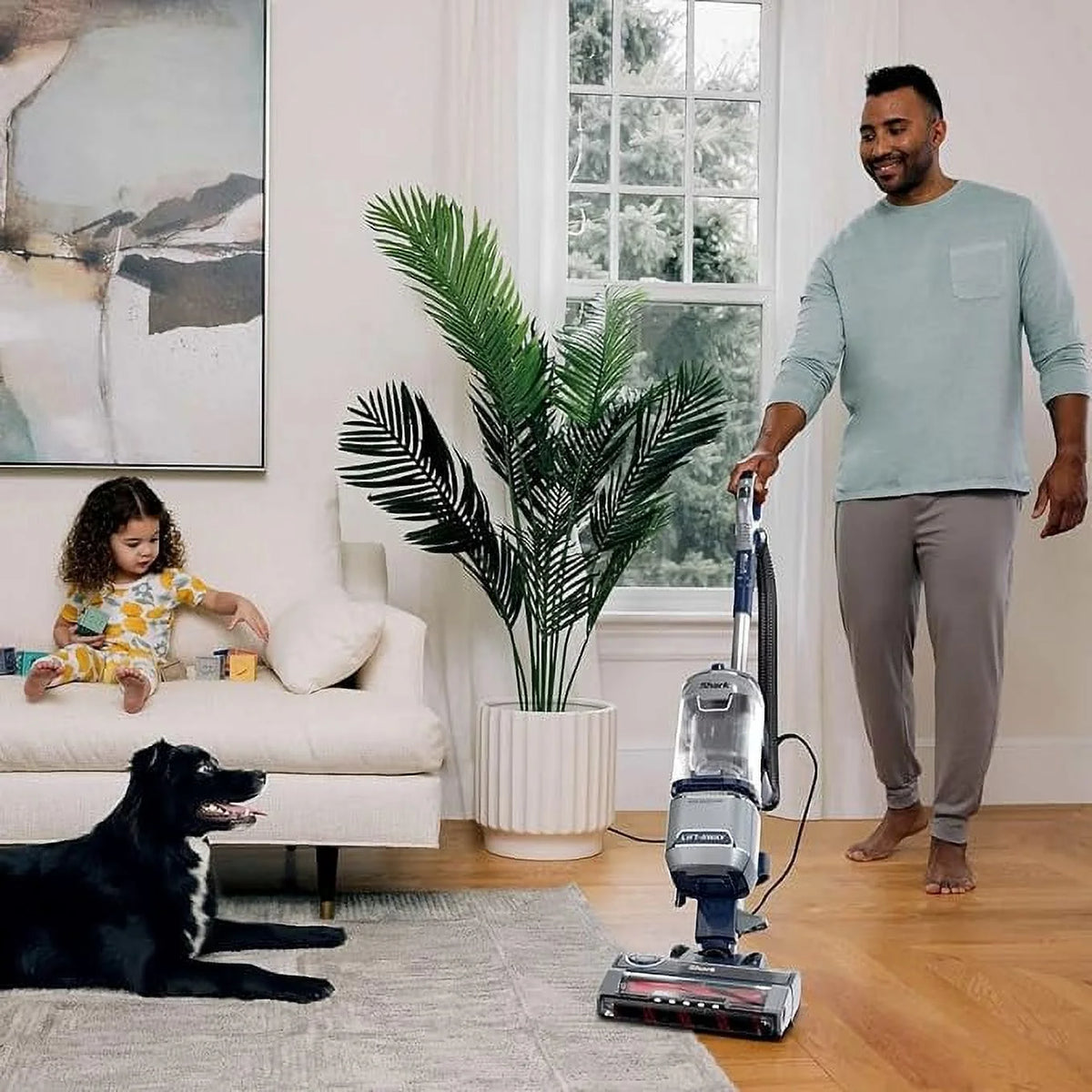 Open Box Navy Upright Vacuum I381