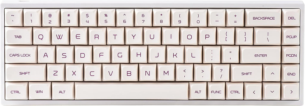 Hot Swappable Mechanical Keyboard 68-Key Translucent ABS RGB Backlit J108480