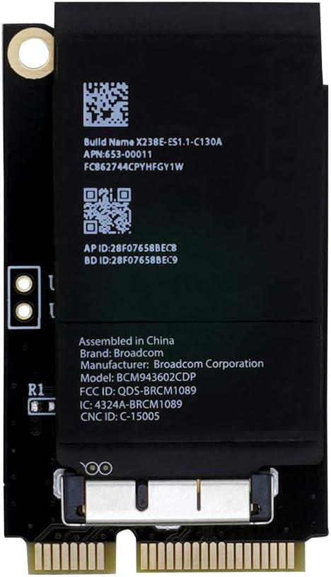 Mac Pro 802.11 A/B/G/N/AC Bluetooth 4.2 Upgrade Kit P761030