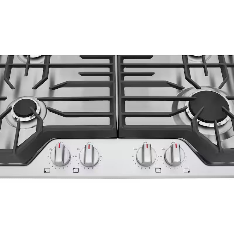 Gas Cooktop in Stainless Steel with 4-Burners I57827