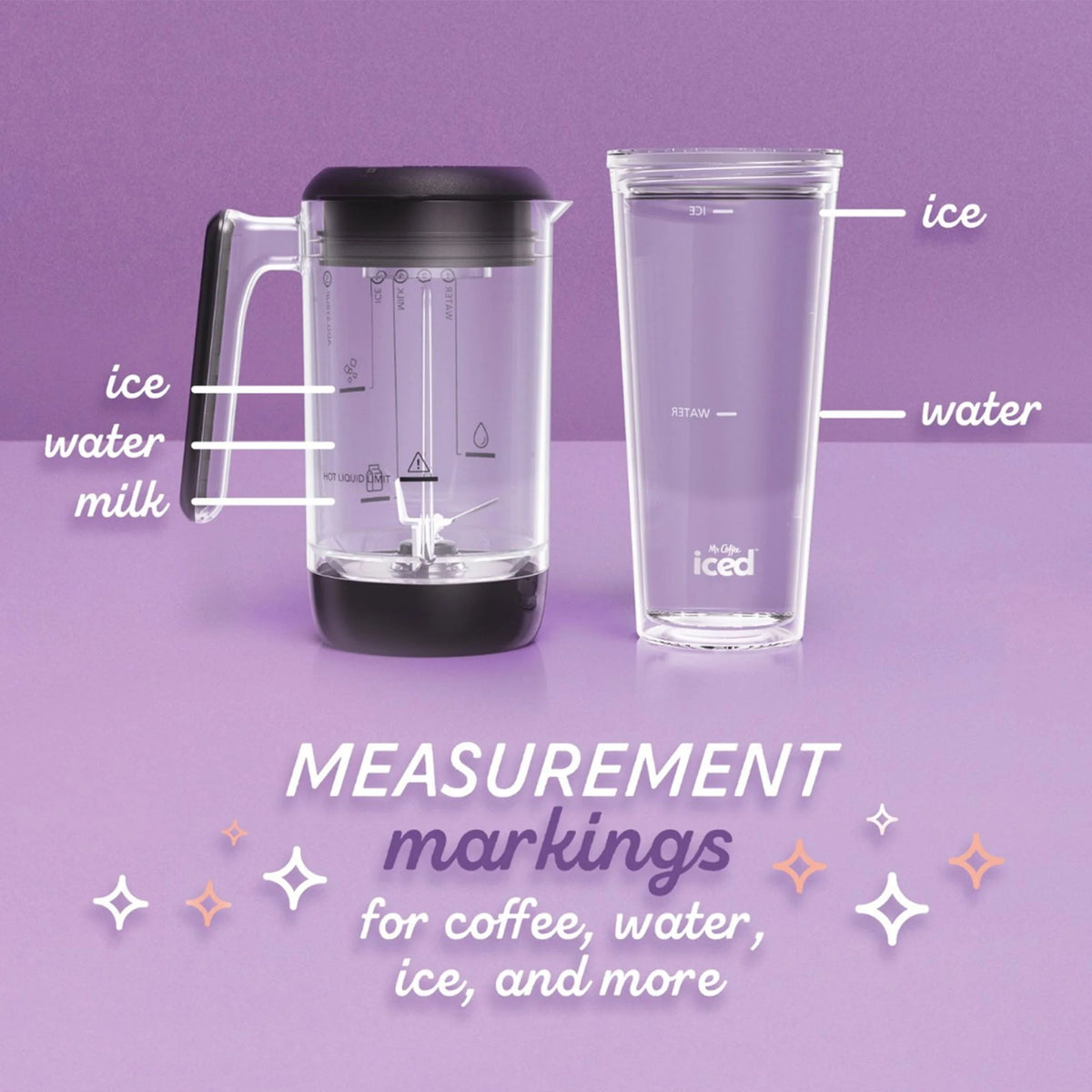 Single-Serve Iced and Hot Coffee Maker & Blender with 2 Tumblers A904573