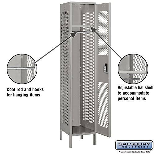 Gray Vented Metal Locker O412591