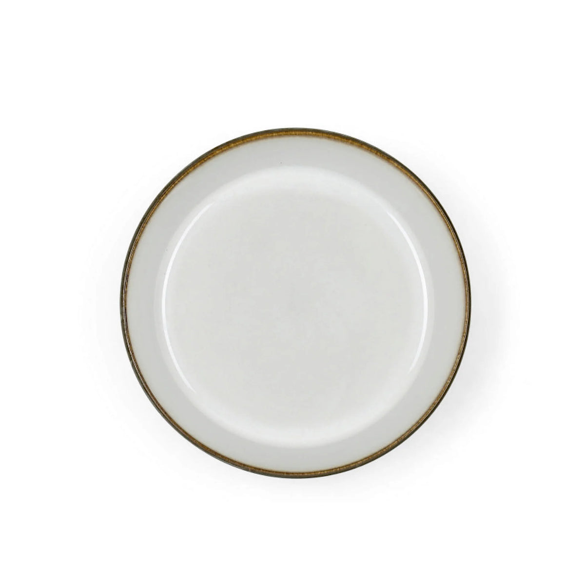 Stoneware Bowl Plate Deep 18cm Grey Cream P56135