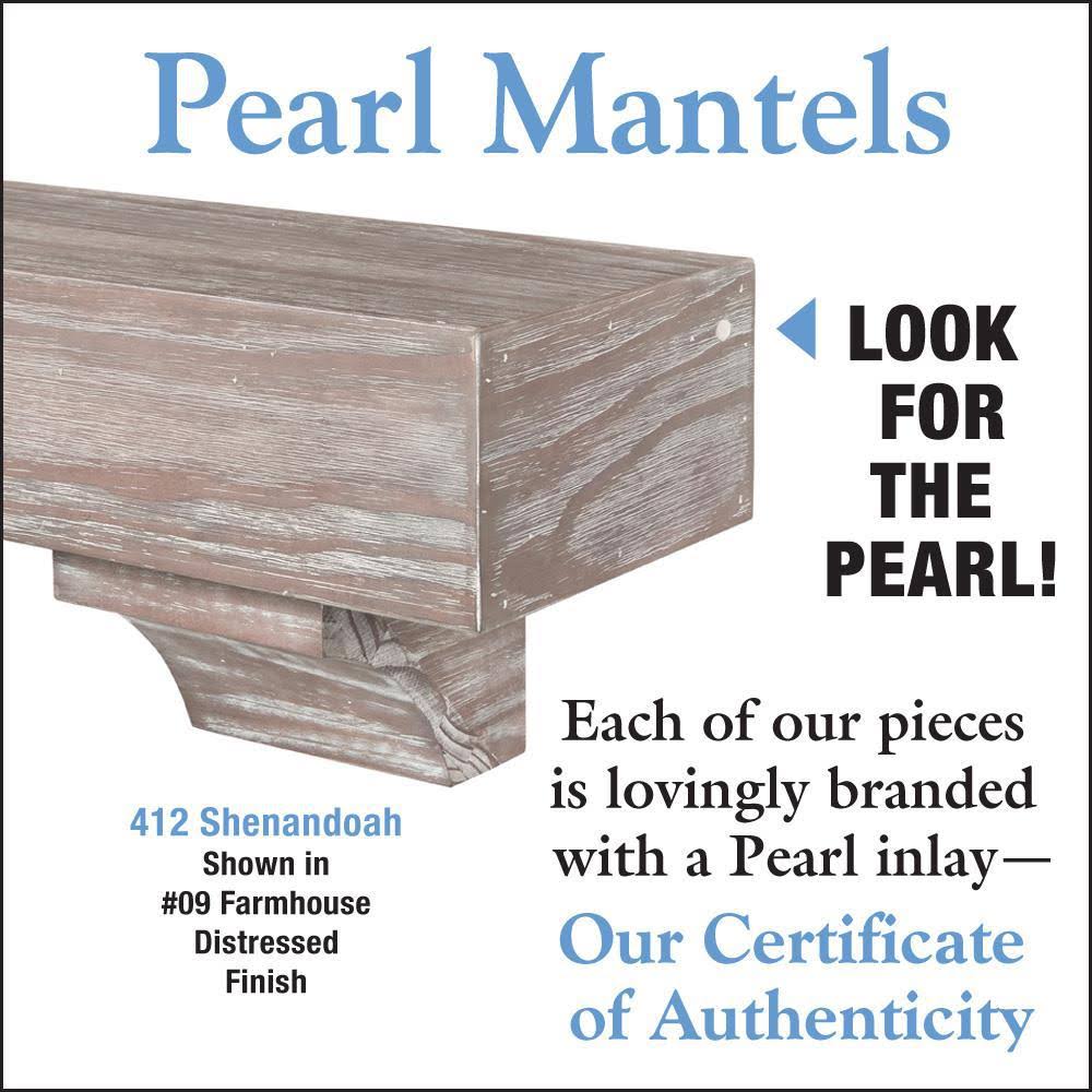 72x22 Farmhouse Mantel Shelf L7701