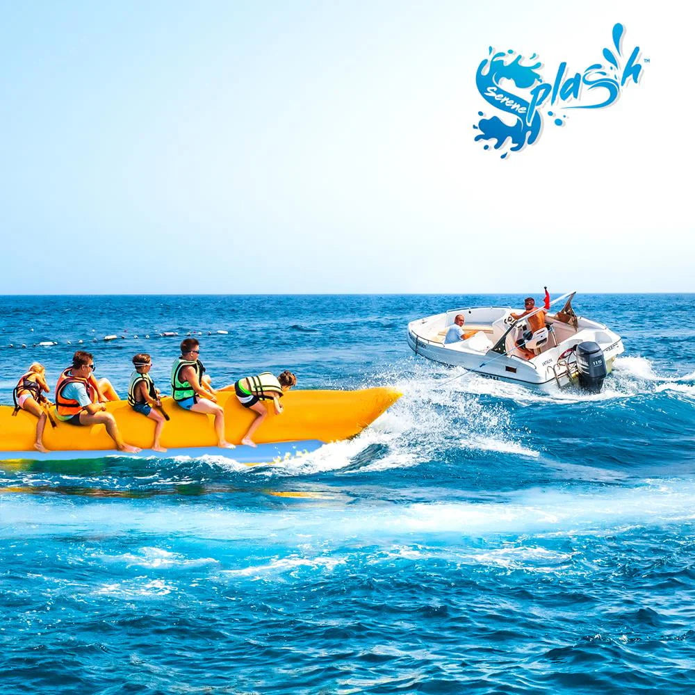 5 Person Inflatable Banana Boat with Storage Bag J2236