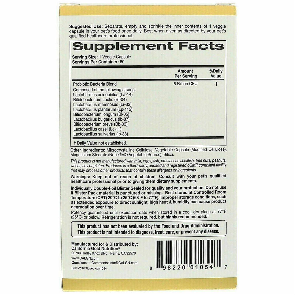 Pet Probiotics R973044