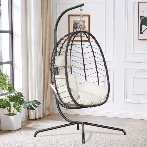 Hanging Egg Chair with Stand Cushion Z889