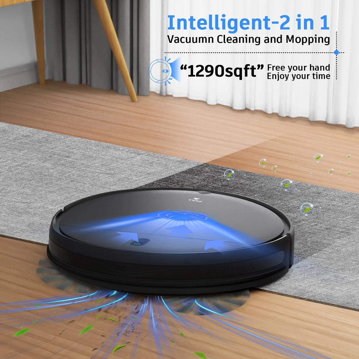 2 in 1 Robot Vacuum and Mop Combo J719