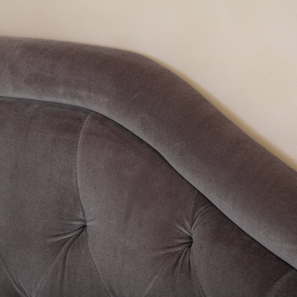 Beige Tufted California King Headboard V7326