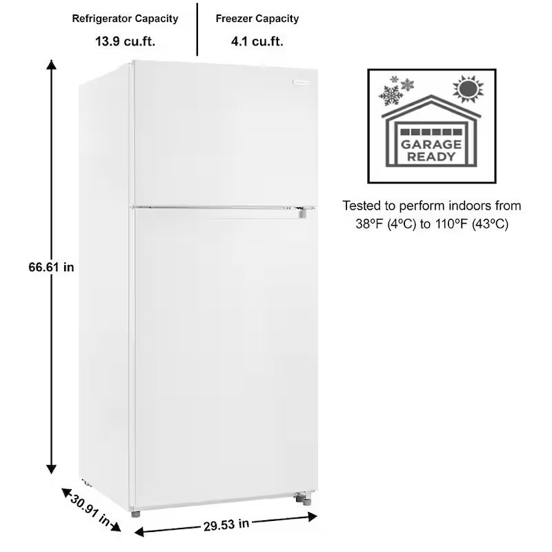 Top Freezer Refrigerator B89260