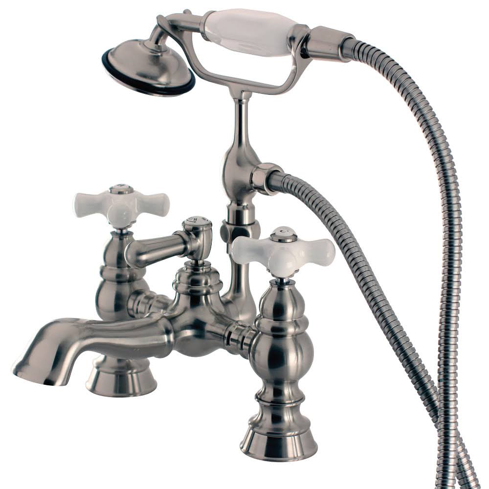 Vintage Deck Mount Clawfoot Tub Filler with Hand Shower R954