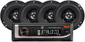 Single DIN Car Stereo and 6.5 Coaxial Speakers Bundle Z569458