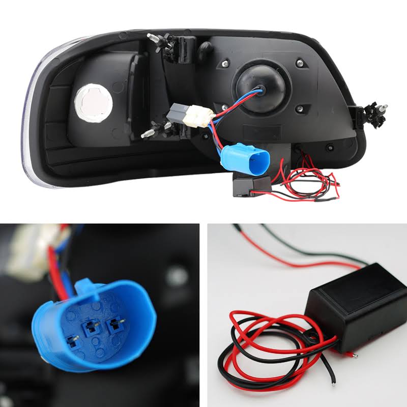 Smoke Projector Headlights for Ford F150 W496