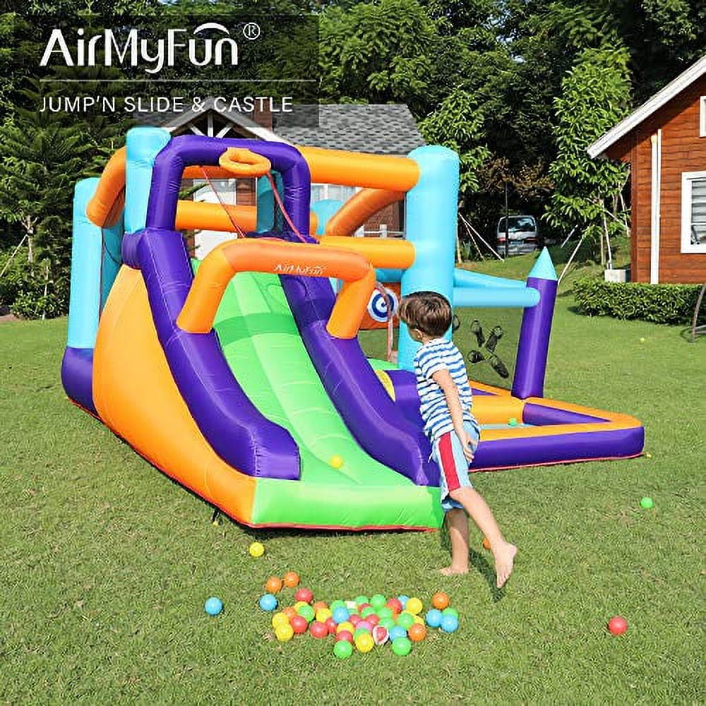 Inflatable Bounce House with Air Blower and Carry Bag H51444
