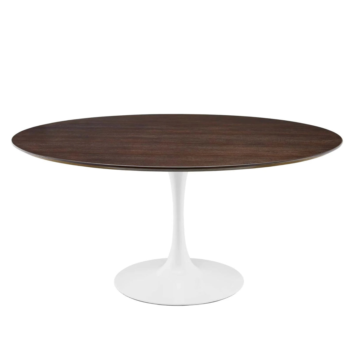 60" Round Wood Metal Dining Table Q401068