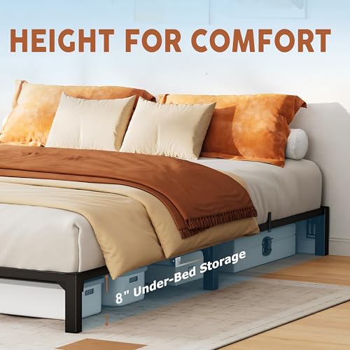 10 Inch Full Tool-Free Metal Platform Bed Frame G611