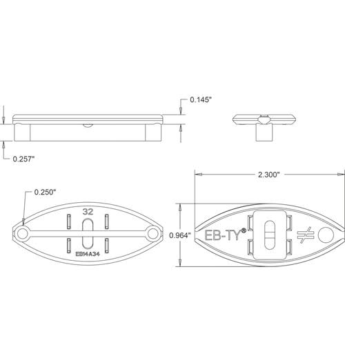 Hidden Deck Fastening Kit 1/4x22 T129338