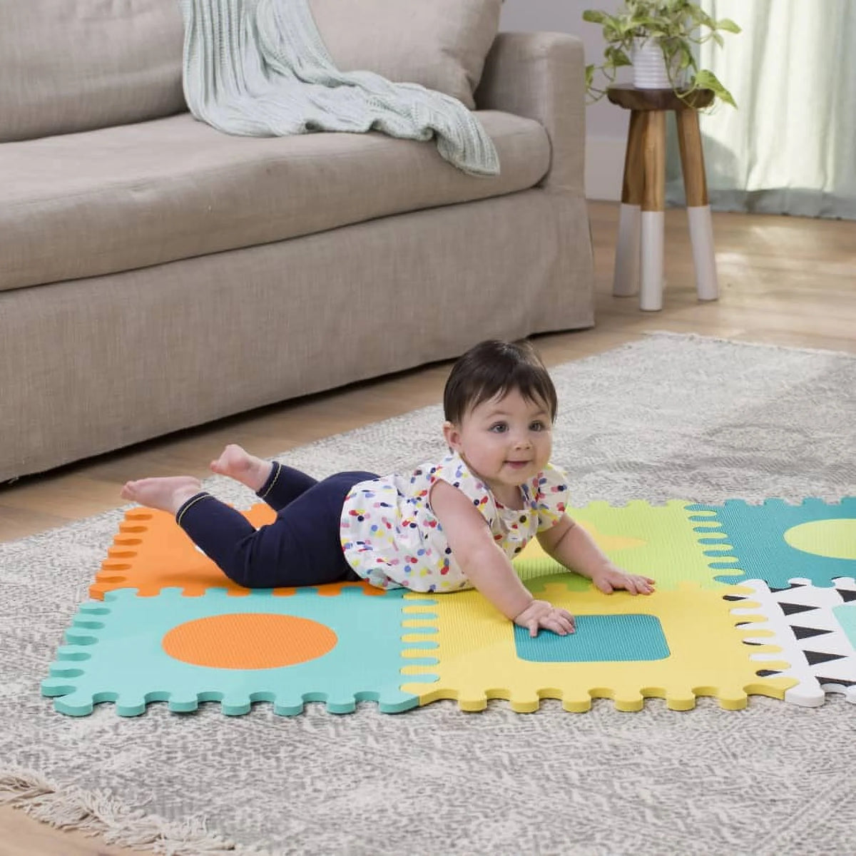 Multicolor Soft Foam Puzzle Mat Q67373