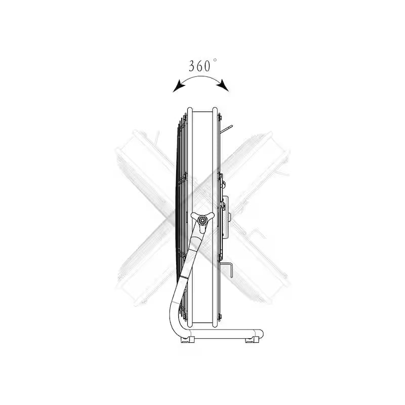 20 in. 3-Speed Floor Fan M1484