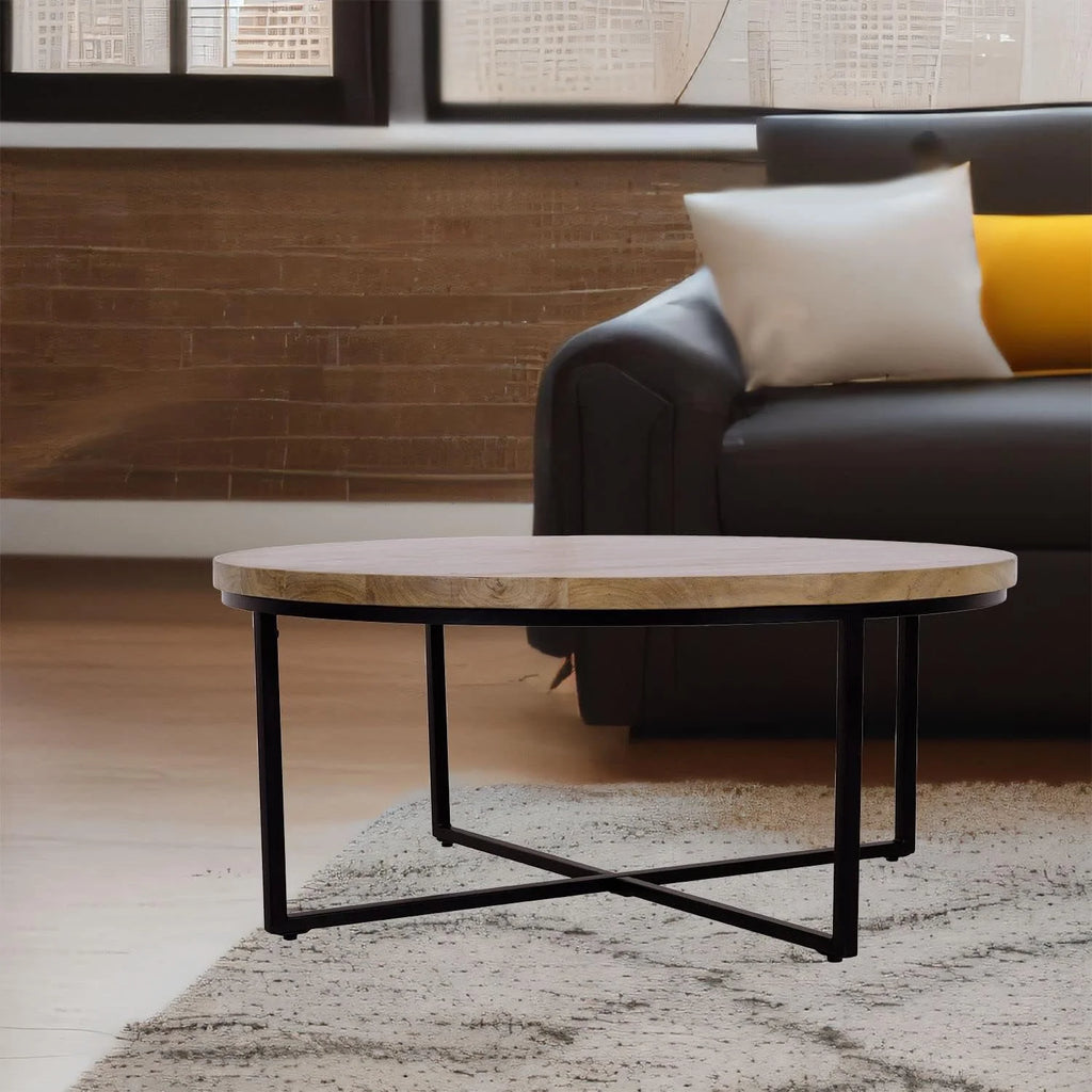 Solid Wood Round Coffee Table P874134