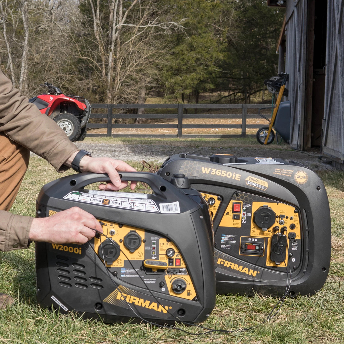 1600/2000 Watt Gasoline Powered Inverter Generator U44663