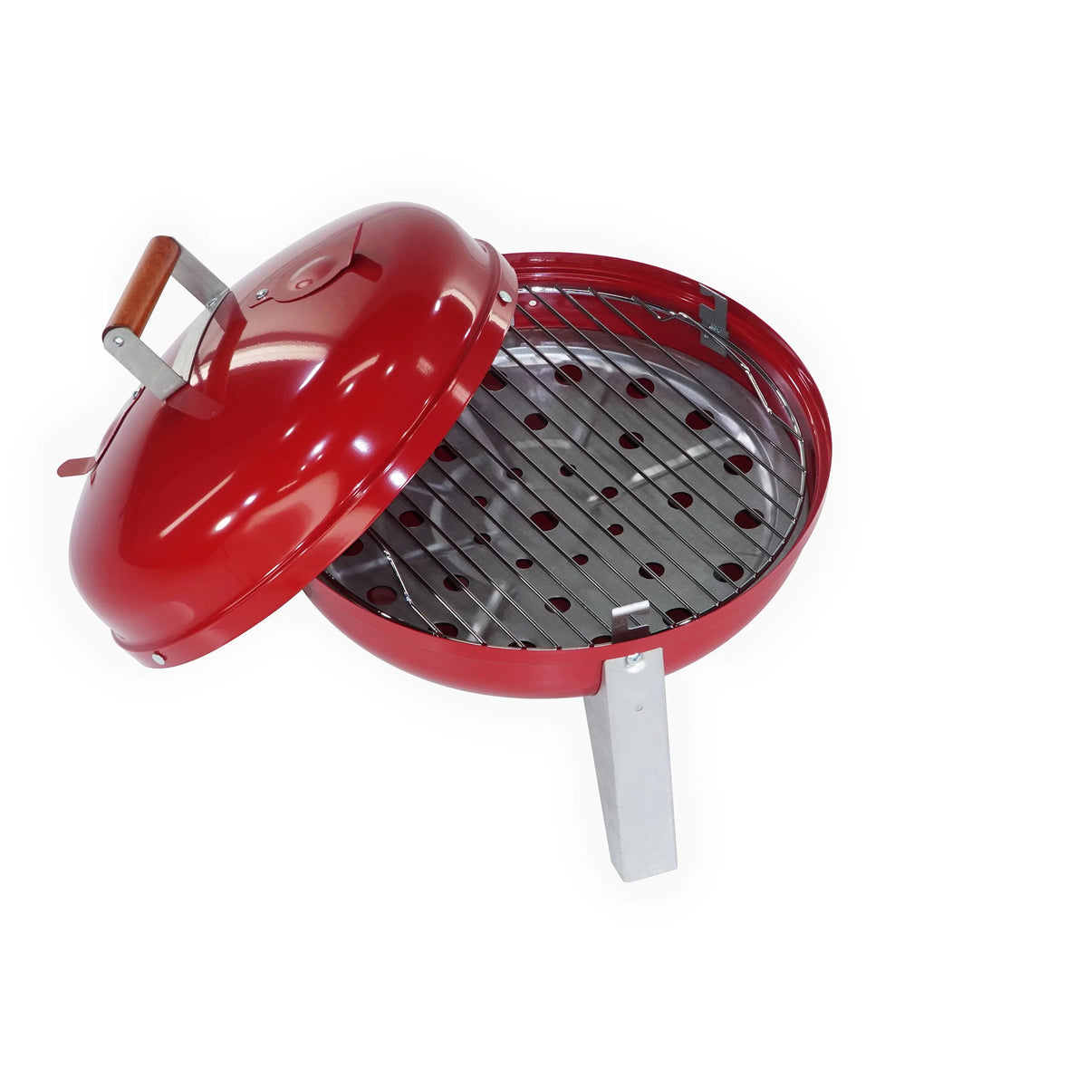 Portable Steel Charcoal Grill Black R518155