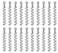 20 Pack 18 inches Steel Earth Auger Tent Stakes Ground Screw Anchor R125735