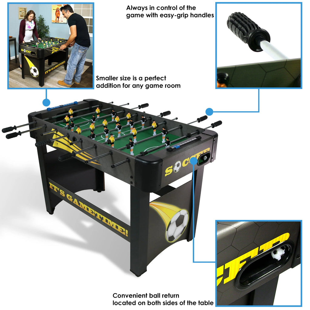 Indoor Foosball Soccer Game Table with Manual Scorers C756083