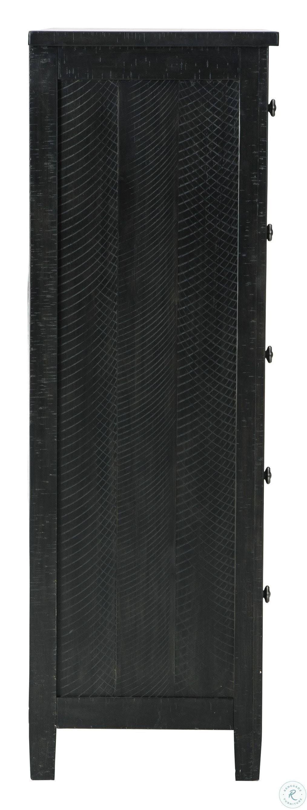 Black Five Drawer Chest H346334