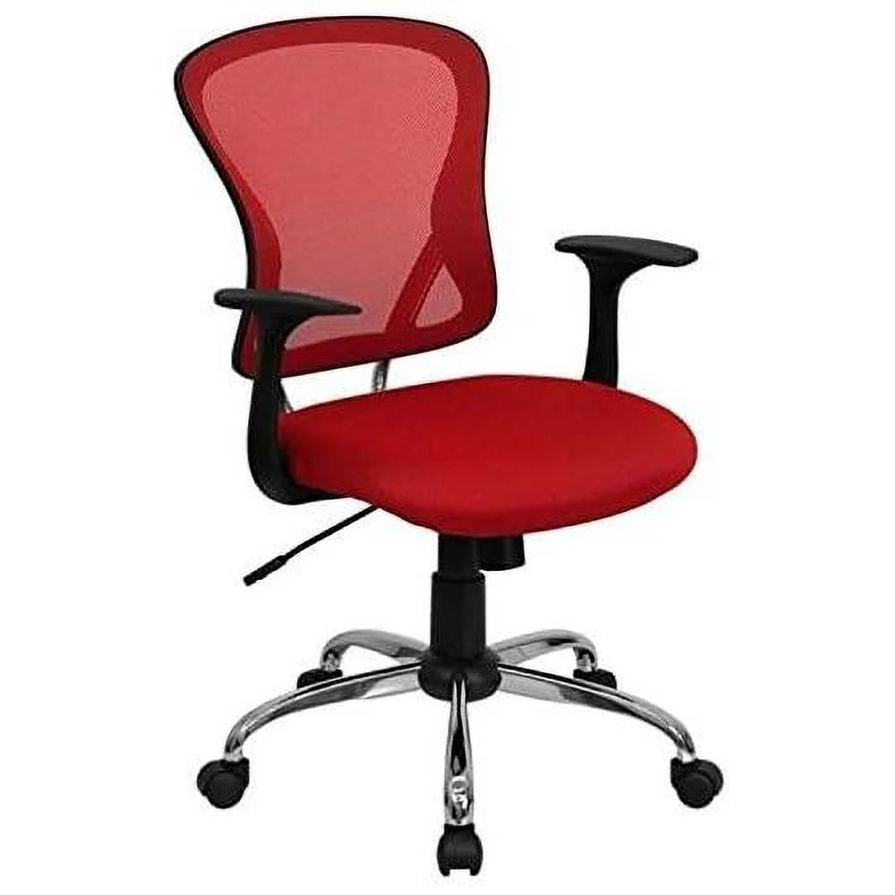 Red Mesh Office Chair M441
