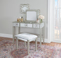 2-Piece Vanity Set with Flip-Top Mirror and Bench P4879