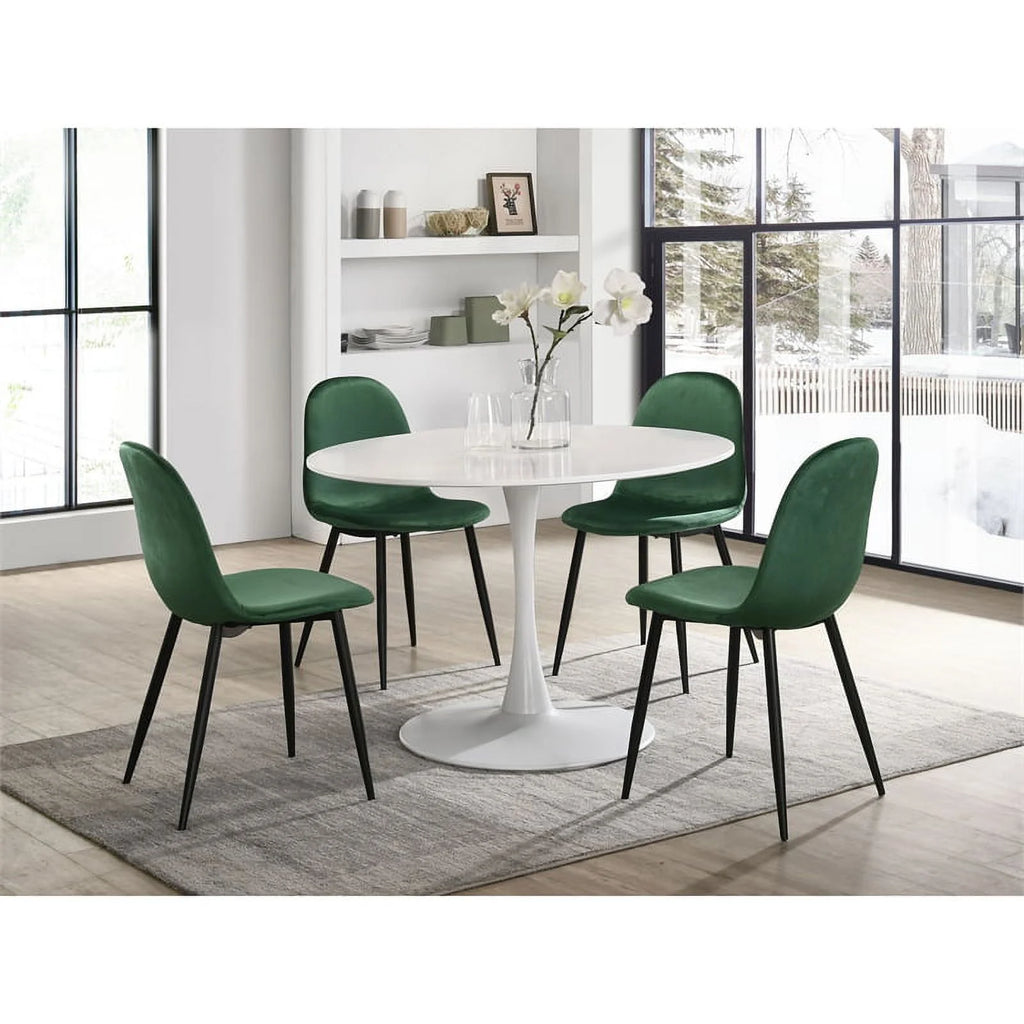 Emerald Velvet Side Chair M6232