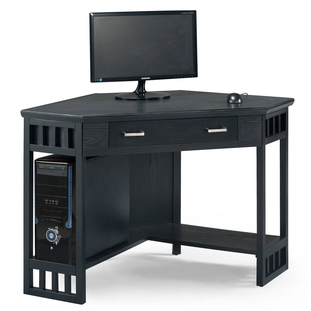 Black Oak Corner Writing Desk N3039