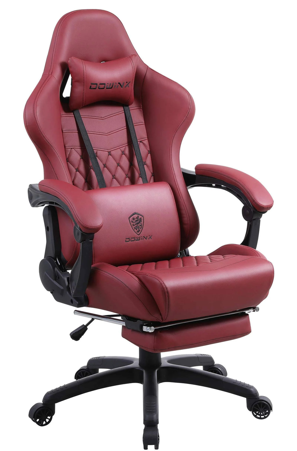 Gaming Chair Massage PU Leather with Footrest L82010