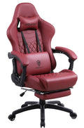 Gaming Chair Massage PU Leather with Footrest L82010