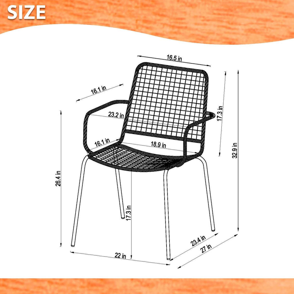 3-Piece Eucalyptus Wood Patio Dining Set H404