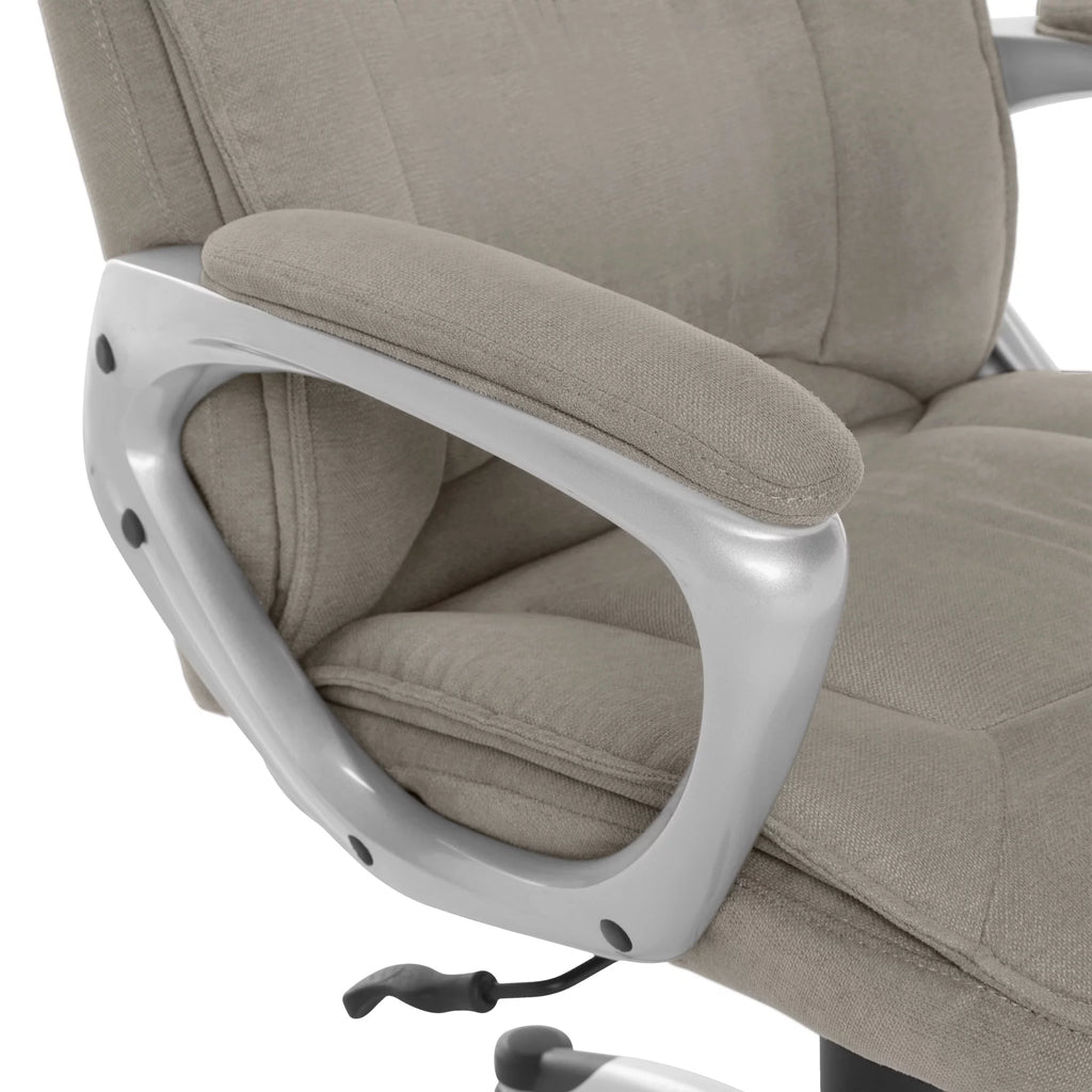 Gray Fabric High-Back Office Chair with Arms G31354