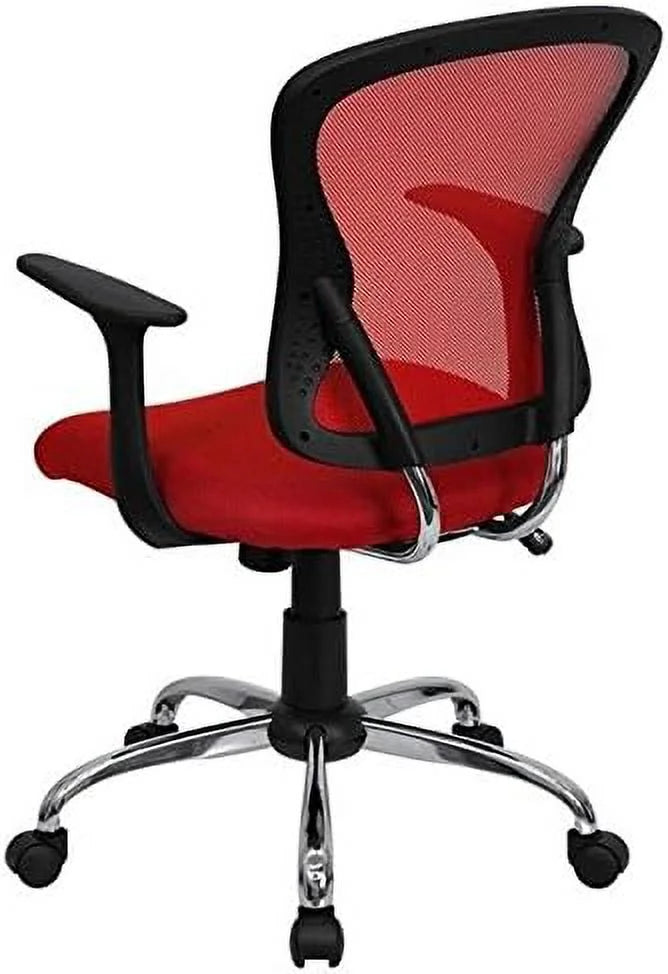 Red Mesh Office Chair M441