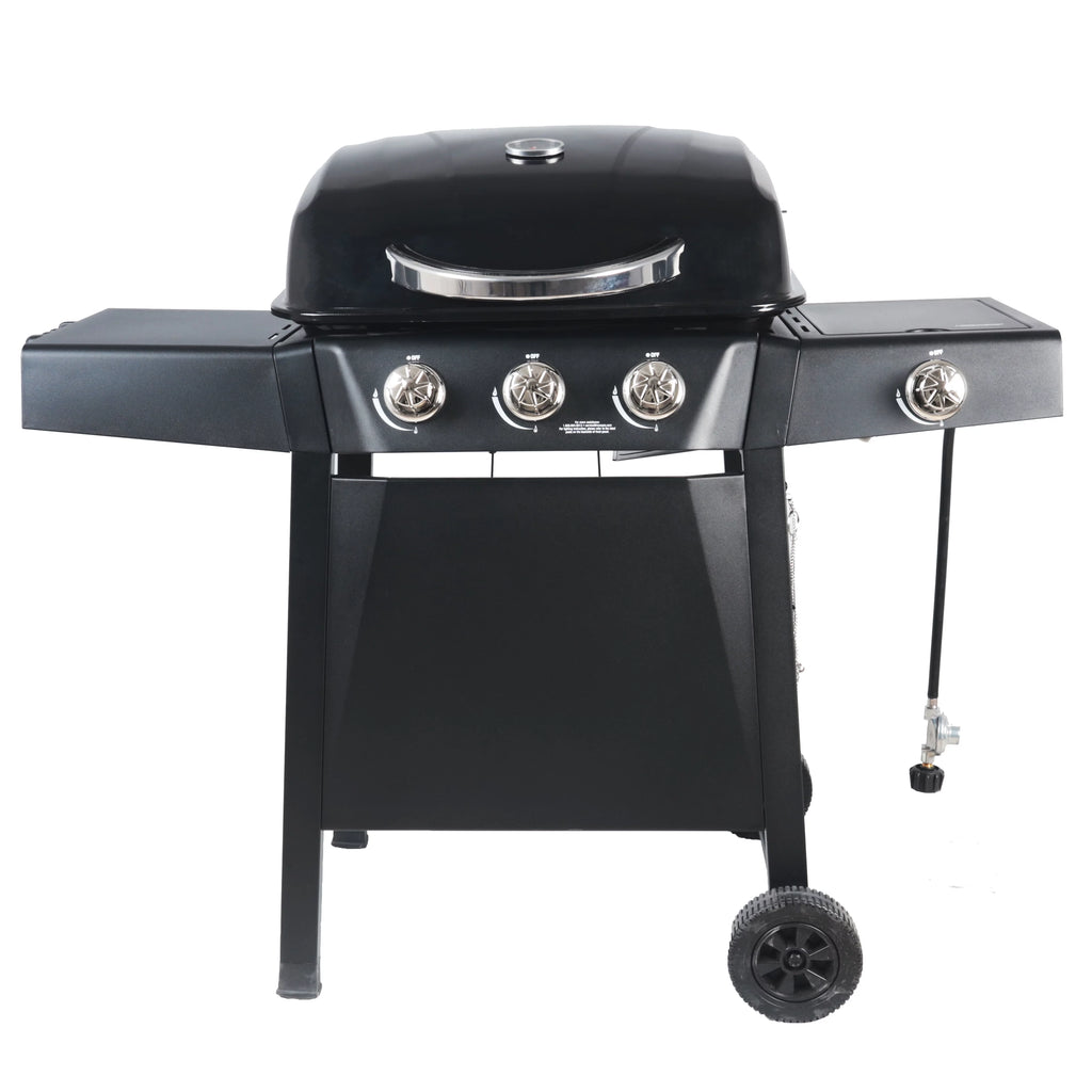 4 Burner Propane Gas Grill with Side Burner H607