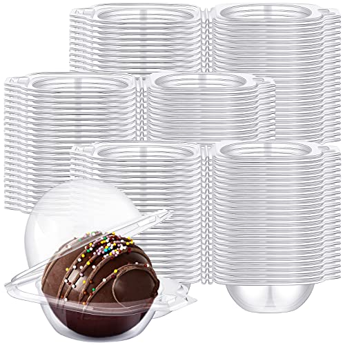 100 Pcs Hot Cocoa Bomb Packaging Box and Sticker Set O9050