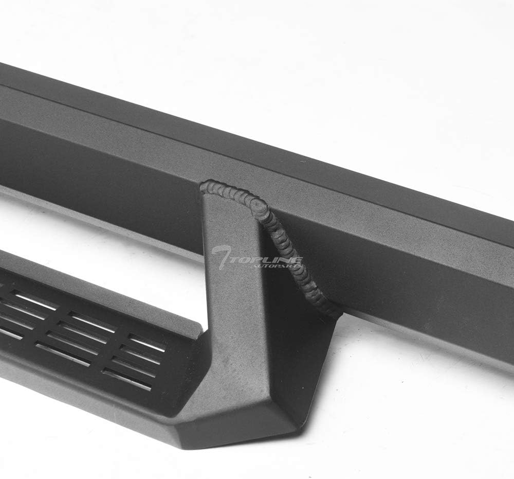 Matte Black Aluminum Drop Step Side Nerf Bars Running Boards E763920