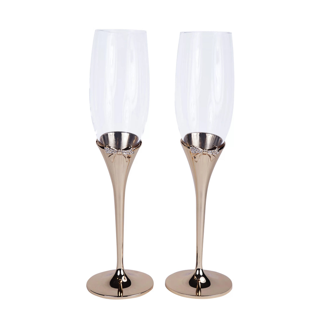 Gold Toasting Flutes W899092