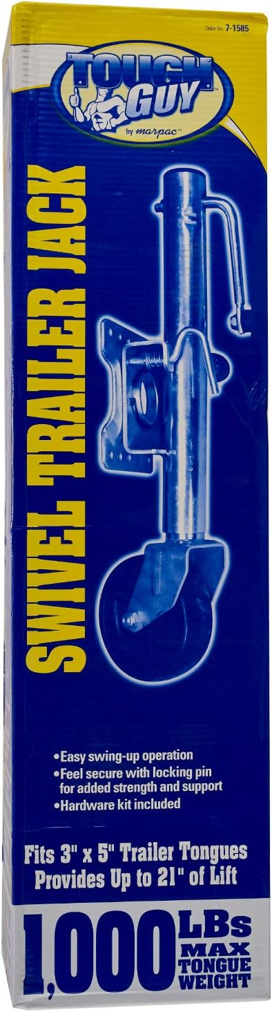 Swivel Trailer Jack, 1000lb Pack of 2 N1768