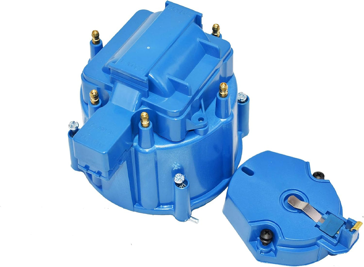 Blue Distributor Cap Rotor and Coil Cover Kit 6 Cylinders W578
