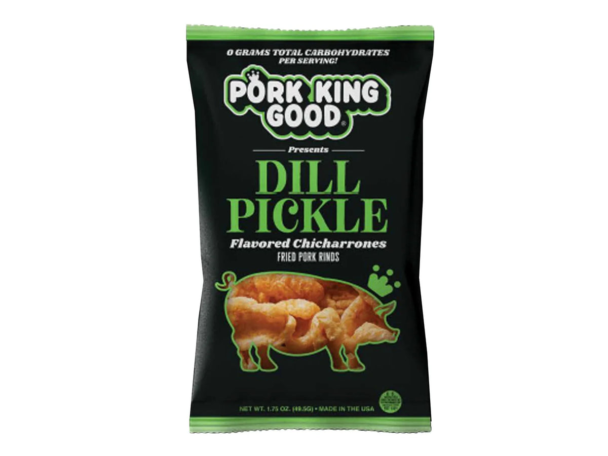 Dill Pickle Pork Rinds 12-Pack 1.75 oz T189