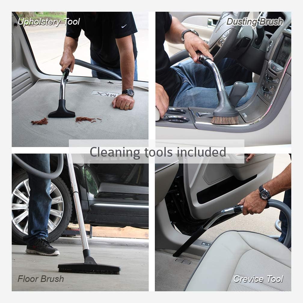 Wall Mounted Garage and Car Vacuum with 30 ft. Hose W496
